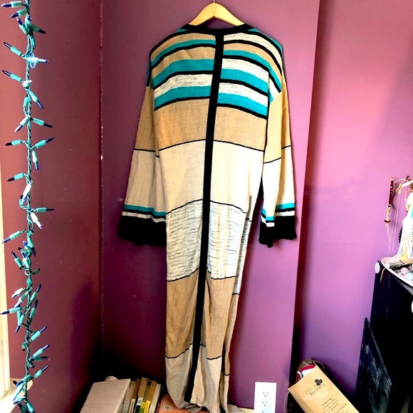 FREE PEOPLE BOHO RARE LINEN DUSTER XS - Picture 12 of 13